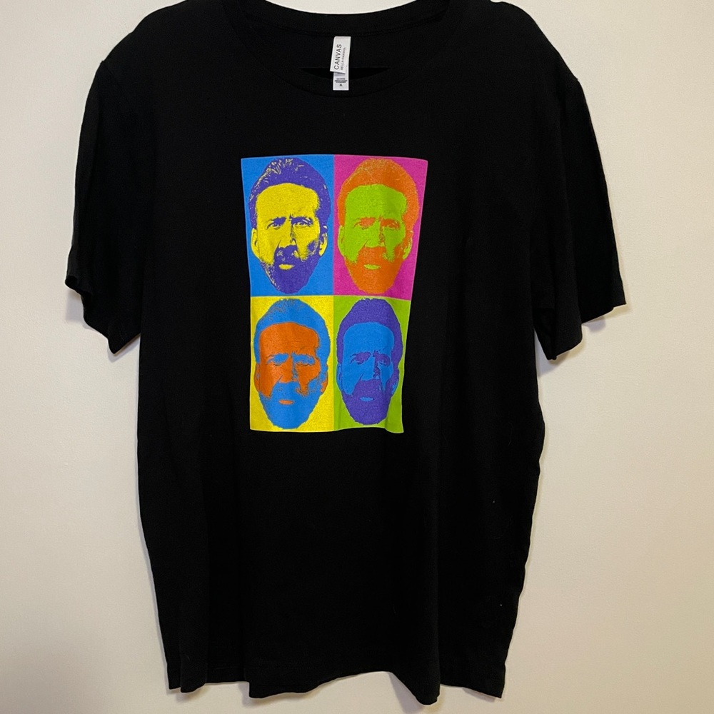 NICOLAS CAGE Shirt; XL